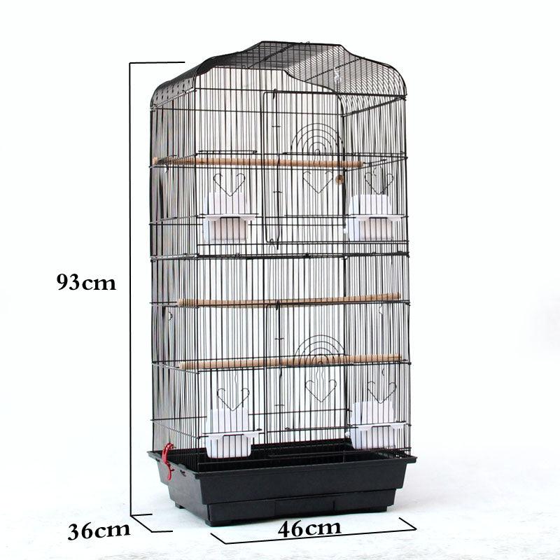 Spacious Elegant Bird Cage with Accessories - Itzmypet