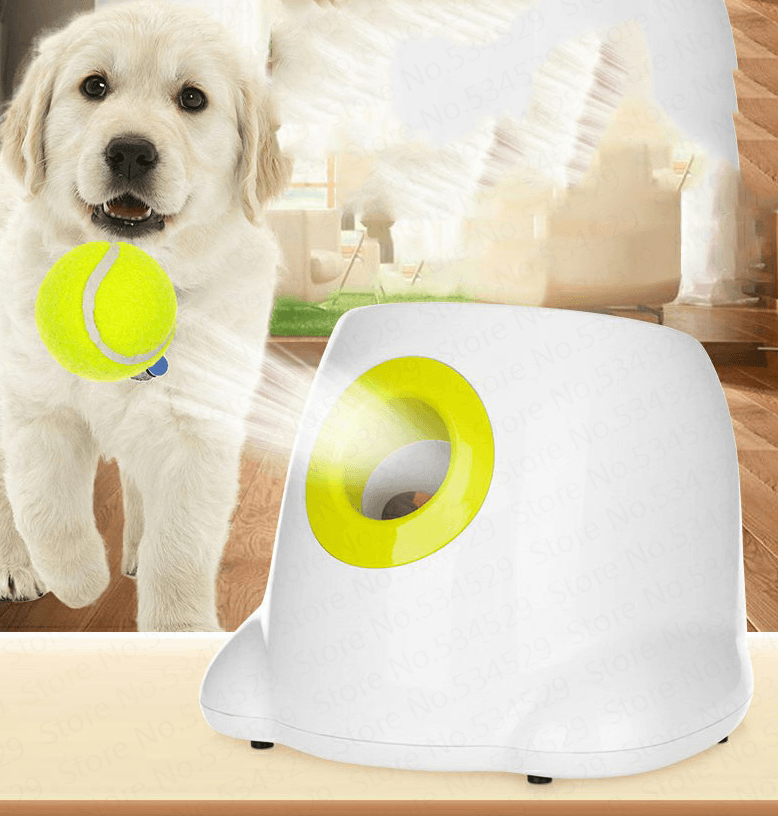 Dog Pet Automatic Interactive Ball Launcher - Itzmypet