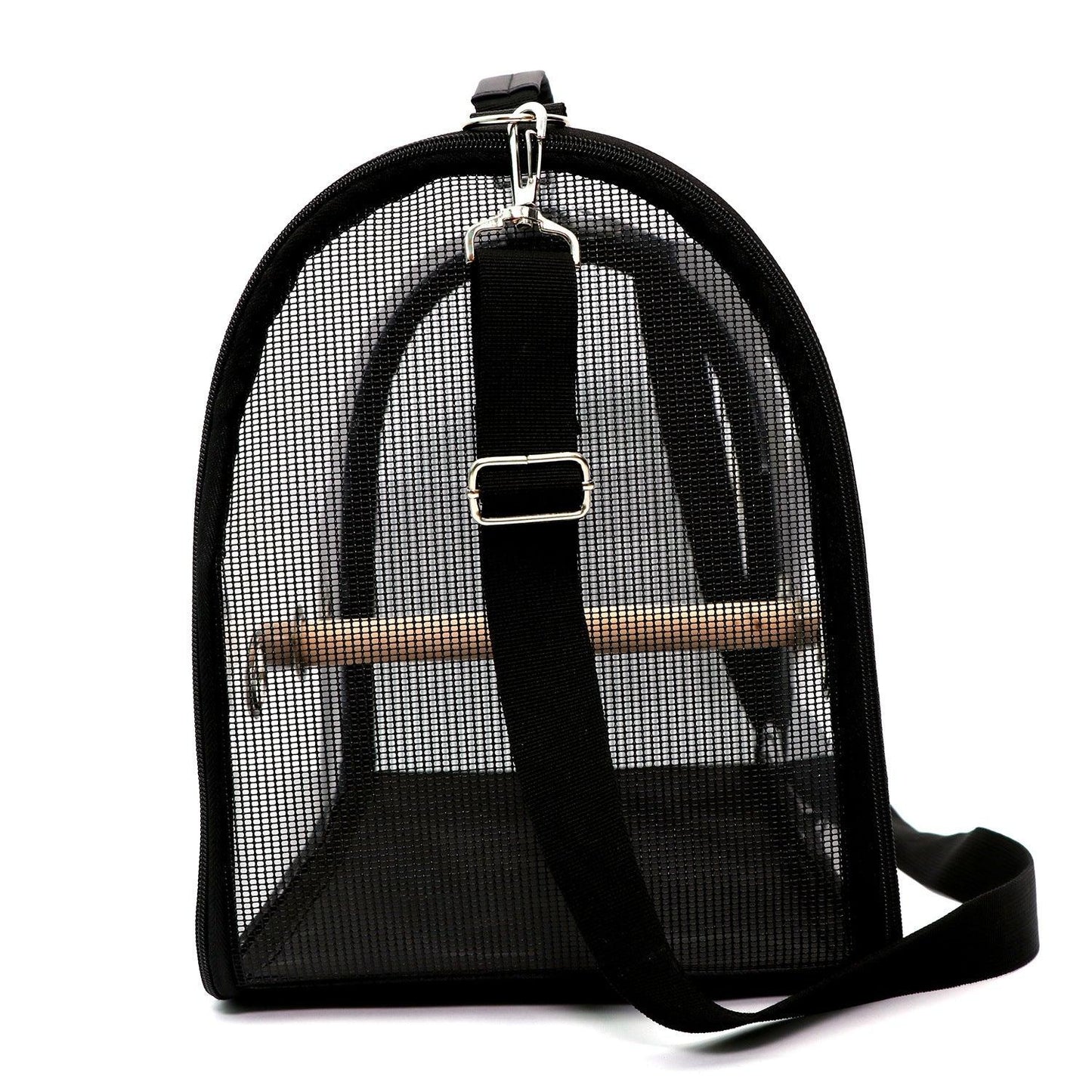 Clear Travel Bird Carrier with Mesh - Itzmypet