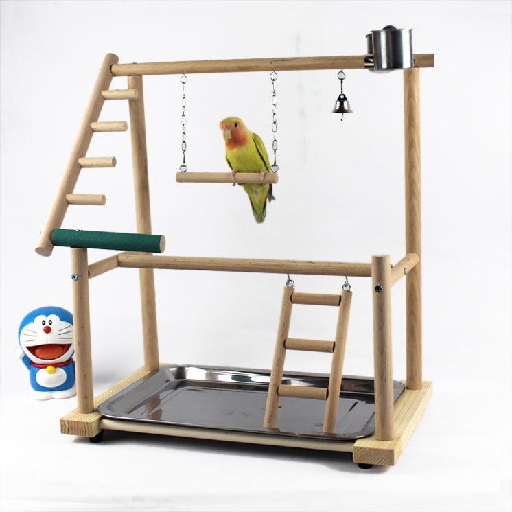 Compact Bird Play Stand with Swing Ladder - Itzmypet