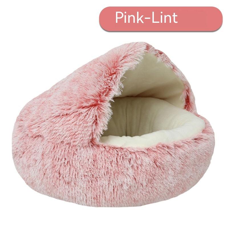 Cozy Gradient Plush Nest for Cats and Dogs - Itzmypet