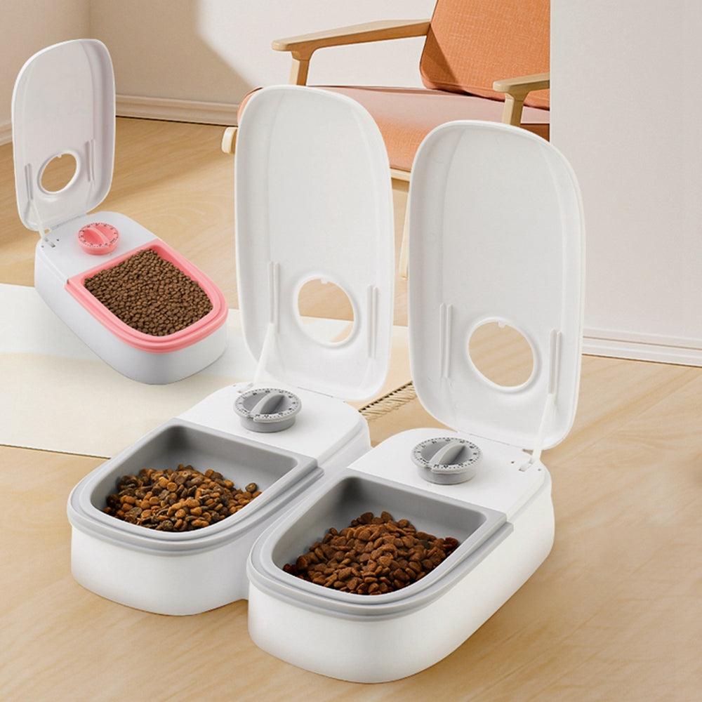 Gravity-Fed 2-in-1 Pet Feeder and Waterer - Itzmypet