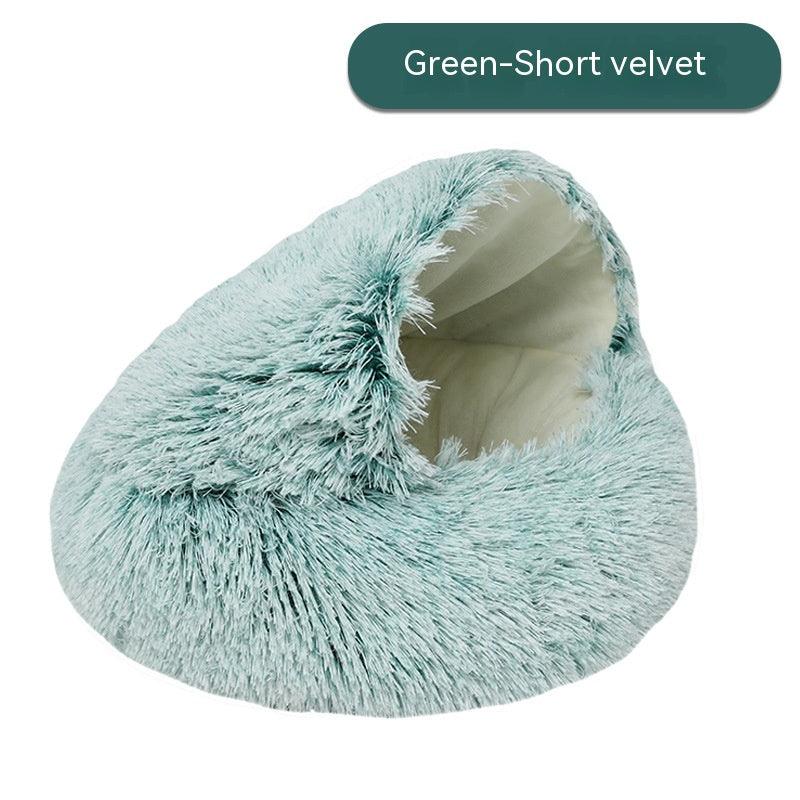 Cozy Gradient Plush Nest for Cats and Dogs - Itzmypet