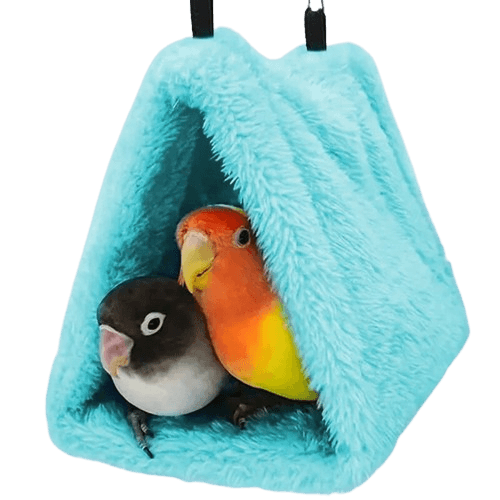 Cozy Velvet Nest: Plush Snuggle Haven for Pet Birds - Itzmypet