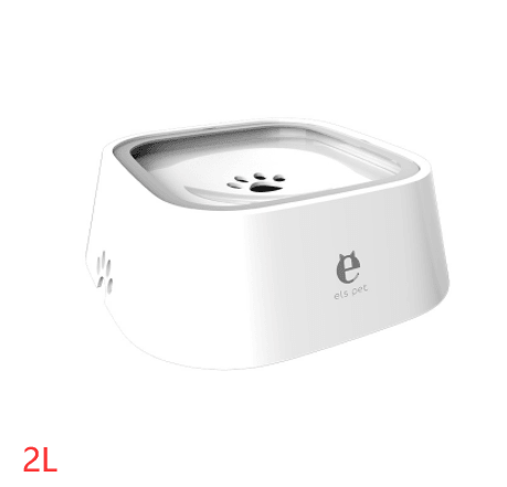 Anti-Spill Pet Water Bowl with Floating Slow Feeder for Hygienic Drinking - Itzmypet