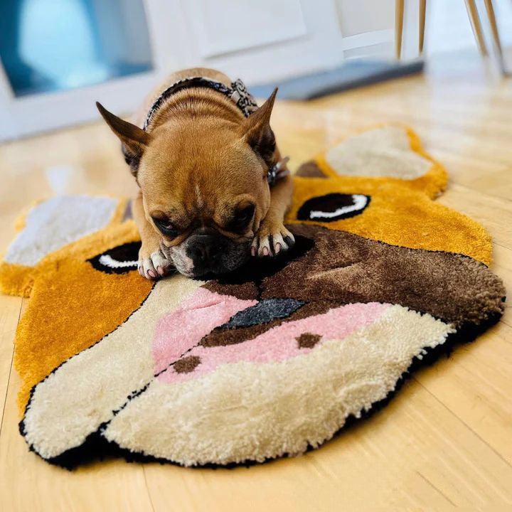 Deluxe Flocking Cartoon Pet Rug - Itzmypet