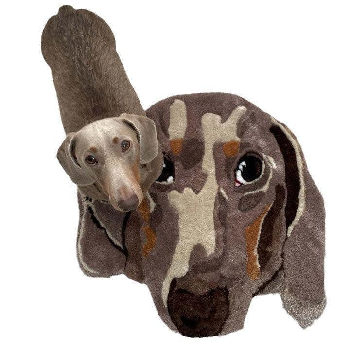 Deluxe Flocking Cartoon Pet Rug - Itzmypet