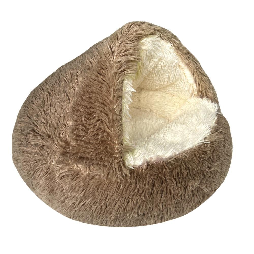 Cozy Gradient Plush Nest for Cats and Dogs - Itzmypet