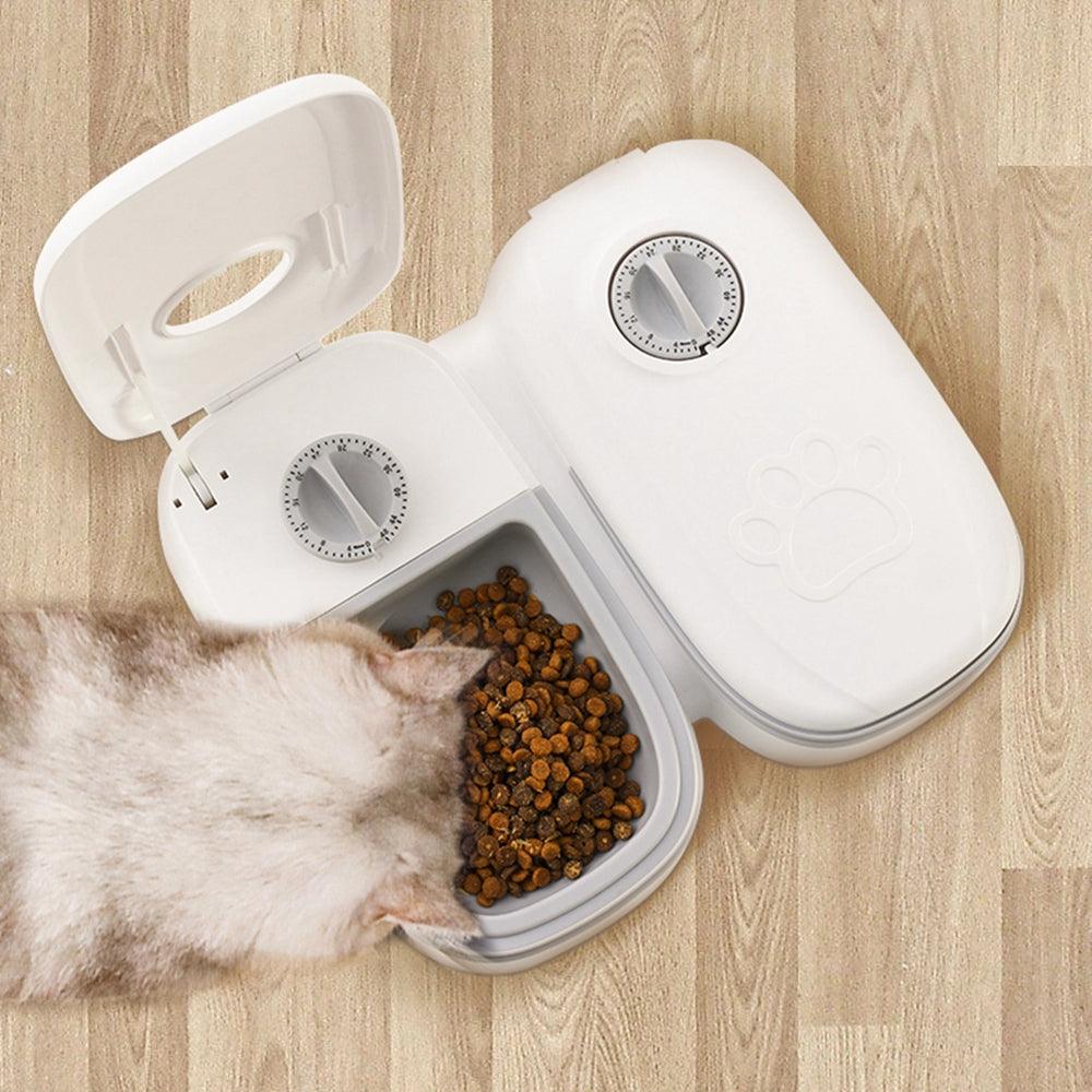 Gravity-Fed 2-in-1 Pet Feeder and Waterer - Itzmypet