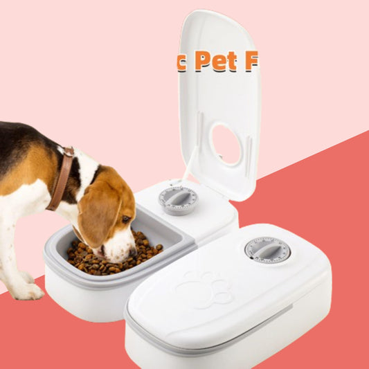 Gravity-Fed 2-in-1 Pet Feeder and Waterer - Itzmypet