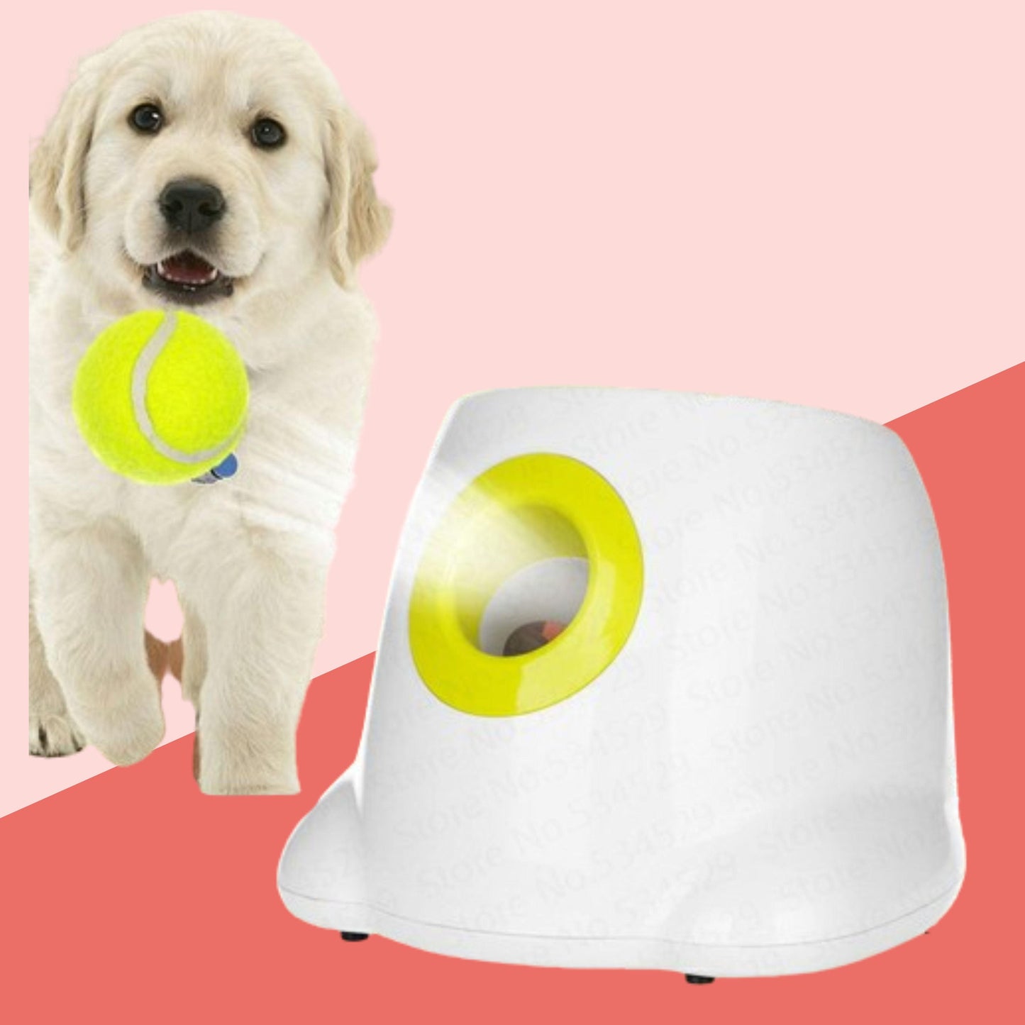 Dog Pet Automatic Interactive Ball Launcher - Itzmypet