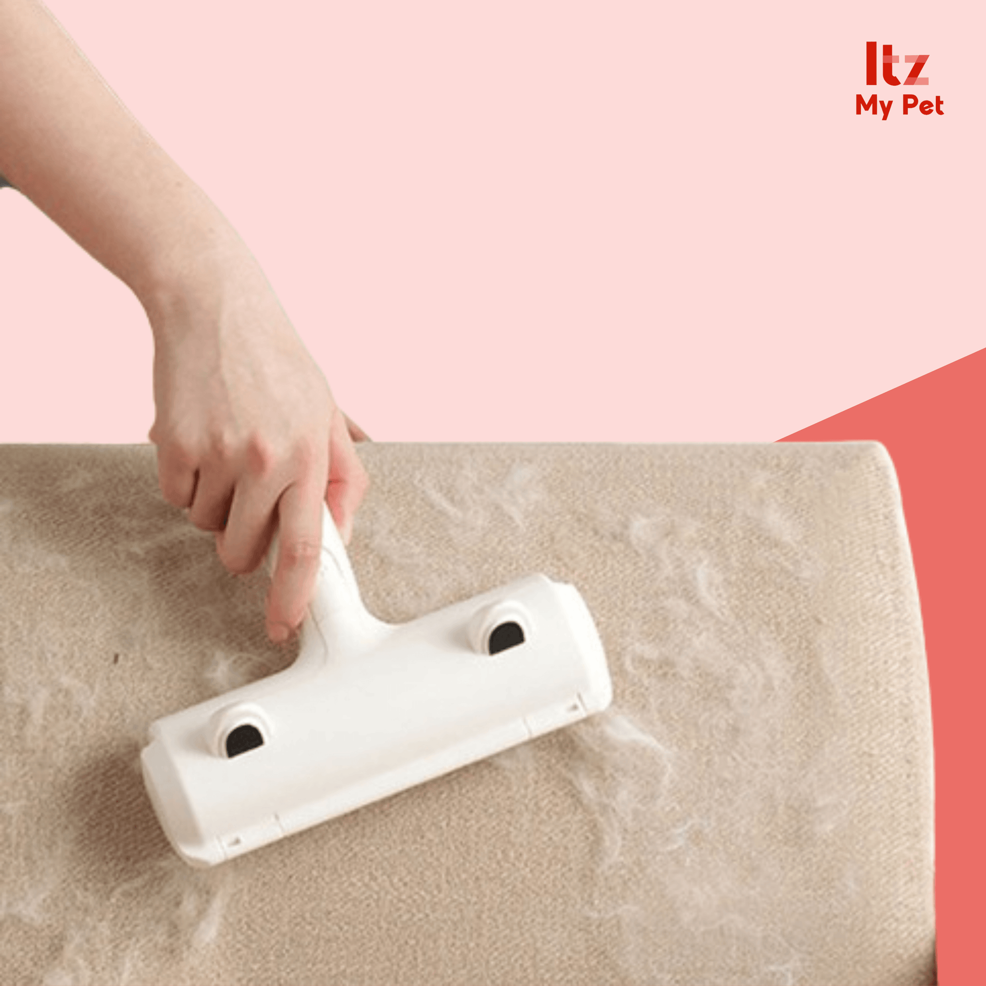 Efficient Pet Hair Remover Roller for Home and Furniture - Itzmypet