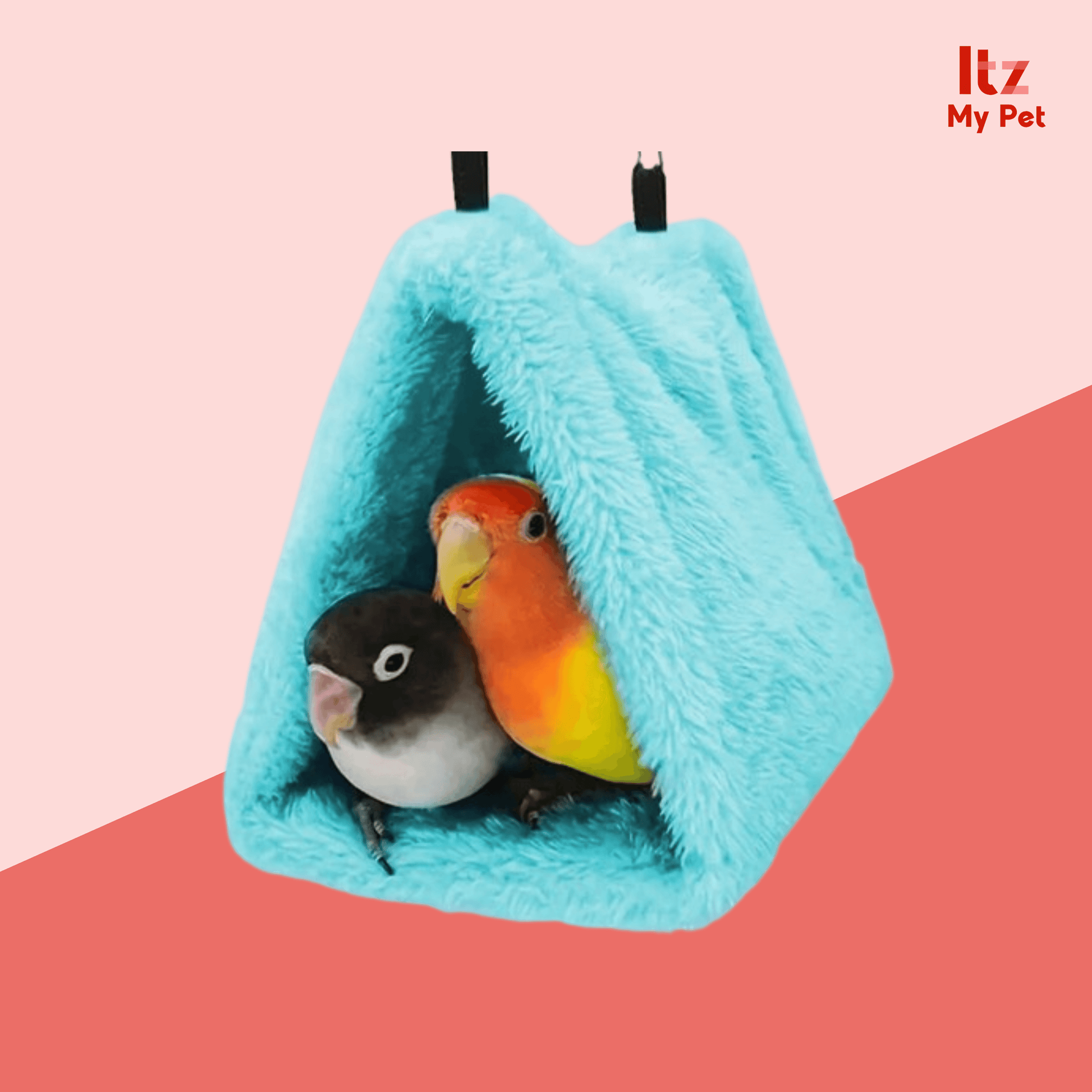 Cozy Velvet Nest: Plush Snuggle Haven for Pet Birds - Itzmypet