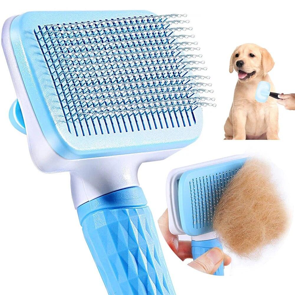 Pet Grooming Self-Cleaning Comb - Itzmypet