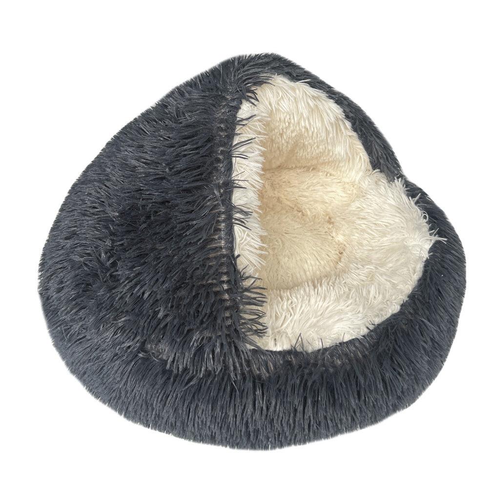 Cozy Gradient Plush Nest for Cats and Dogs - Itzmypet