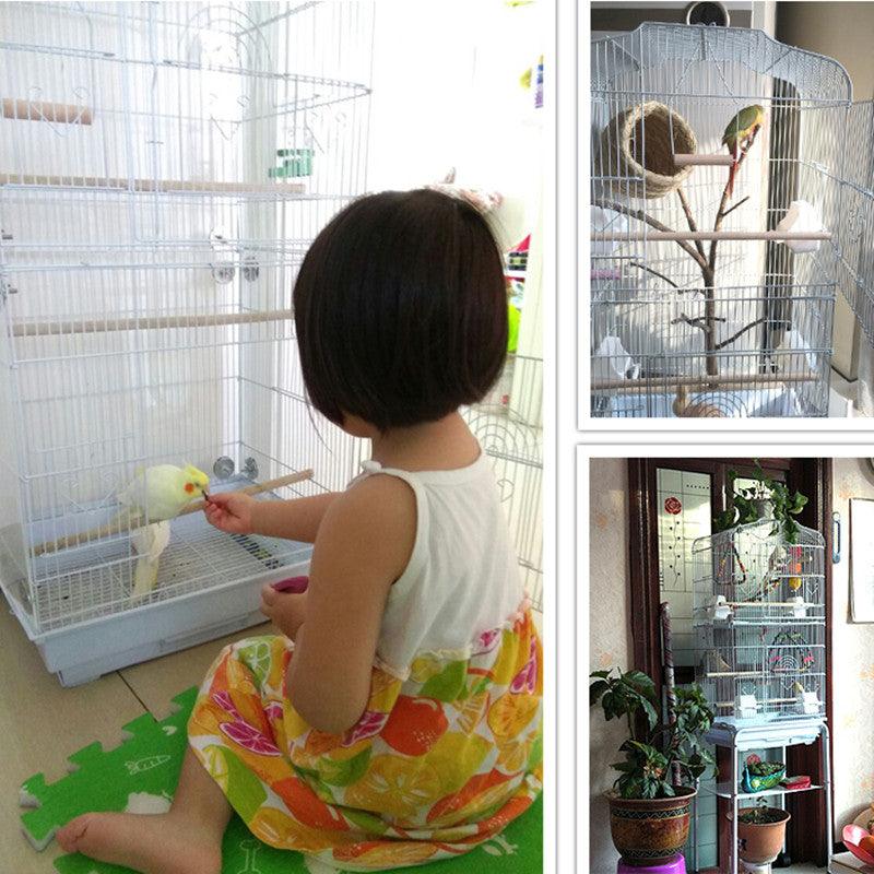 Spacious Elegant Bird Cage with Accessories - Itzmypet